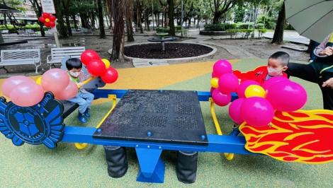 六張公園共融遊具場　歡迎大家逗陣來遊樂