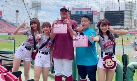 樂天女孩前往仙台　限量商品日本粉絲搶著買