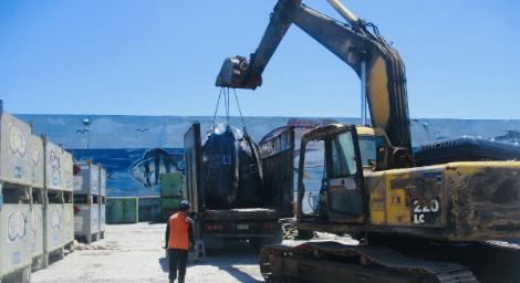 超前達陣k臺東環保局完成蘭嶼及綠島1,700公噸垃圾轉運目標量