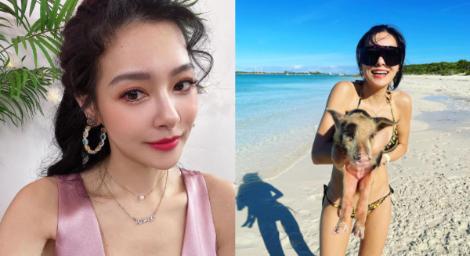 王思佳當媽後「辣穿比基尼」肚皮緊緻如少女　零修圖原照曝光