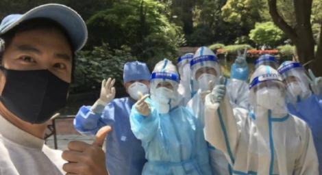 傳彭于晏上海當「防疫志工」照片瘋傳　工作室親自回答