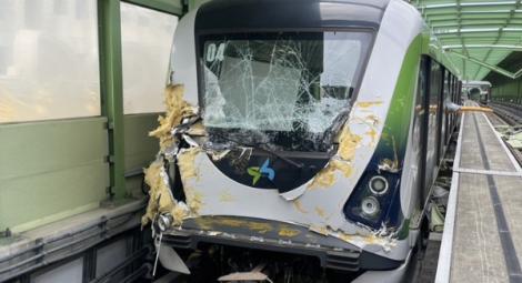 台中捷運嚴重事故！吊索插進車廂　8人送醫急救1人OHCA