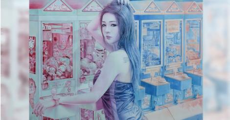 從攝影到繪畫「擬像人間」個展　吳宥鋅回應當今身處的虛擬世界