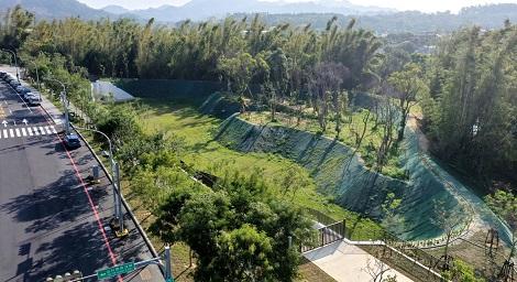 中科滯洪池完工啟用 兼顧滯洪與生態保育功能