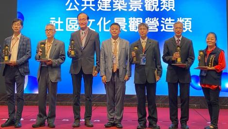 中市綠空鐵道人行環境改善工程　獲「2022建築園冶獎」肯定