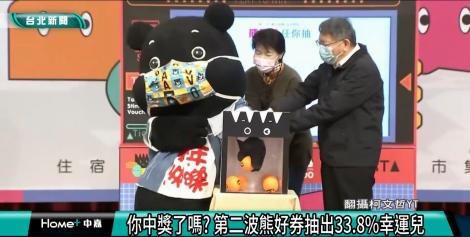 中籤率33.8% 第二波熊好券獲獎幸運兒出爐