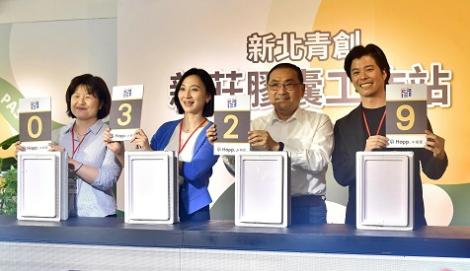 全國首座青創膠囊工作站開幕　侯友宜歡迎青年朋友造訪新莊廟街多加利用