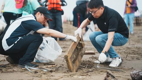 新北春季無痕淨溪灘 逾八百人響應守護河海岸環境