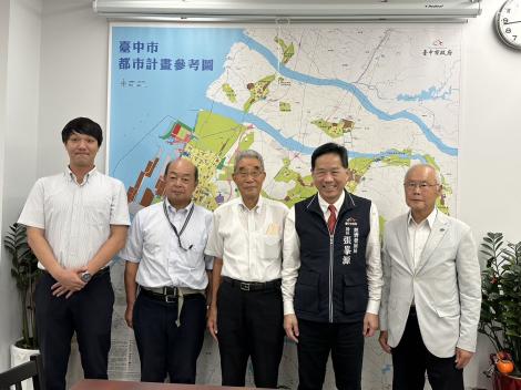 深化台日交流　鳥取縣前副議長率團訪台中市政府