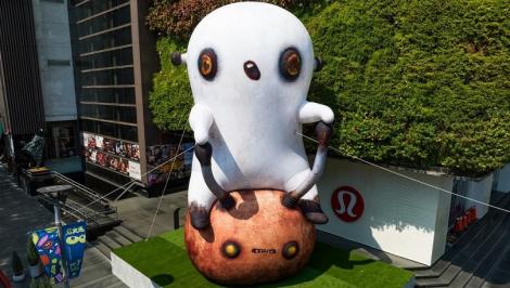 把握仲夏時光！15米巨大外星怪獸「草地狀元」降落台中草悟道