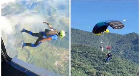 全台首波「高空跳傘表演」　鹿野高台精彩登場