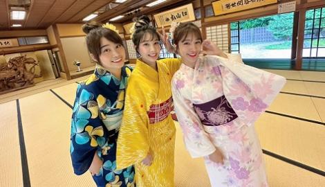 秒變總理大臣！？　樂天女孩著和服訪山口市這景點