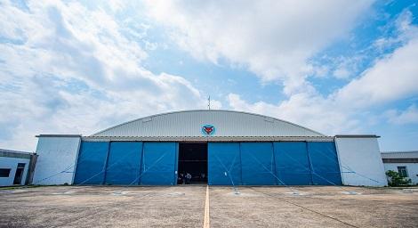黑貓中隊機棚當年風華 桃園市再現