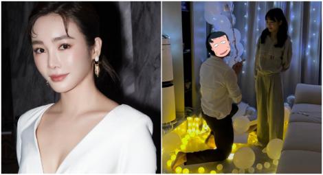 舒子晨老公「單膝下跪」浪漫求婚　竟被「這件事」打斷